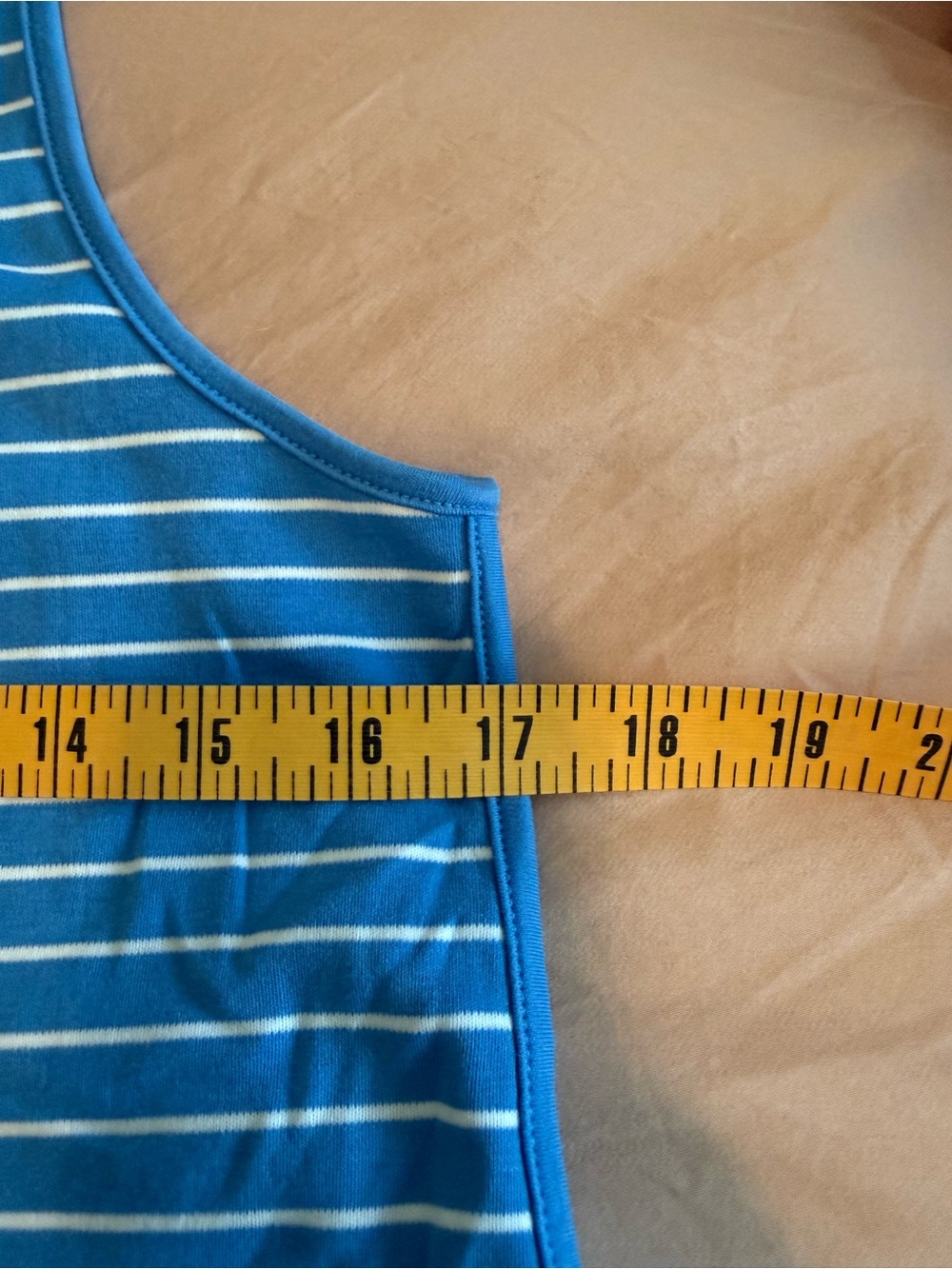 LAKE Blue Stripe Women's Pajama Tank & Short Set - Picture 3 of 4